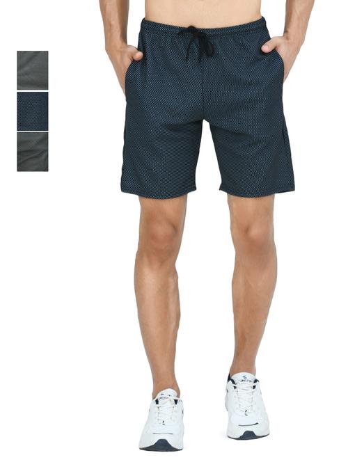 combo of mens solid bermuda shorts - 18754636 - Very Small Image - 1