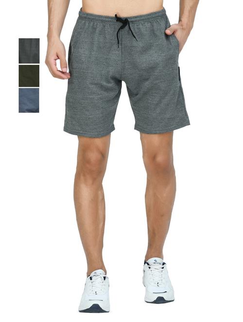combo of mens solid bermuda shorts - 18754687 - Very Small Image - 1