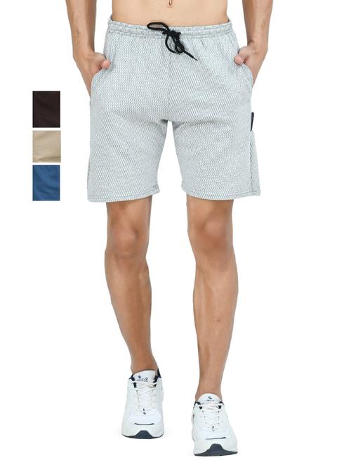 combo of mens solid bermuda shorts - 18754744 - Very Small Image - 1