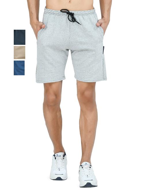 combo of mens solid bermuda shorts - 18754746 - Very Small Image - 1