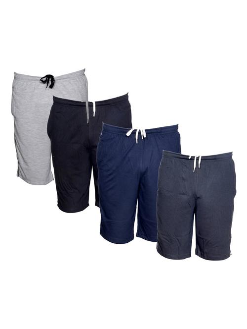 combo of mens solid bermuda shorts - 18754802 - Very Small Image - 1