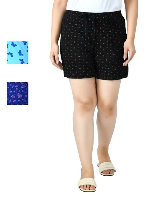 combo of women solid regular short - 18754848 - Very Small Image - 1