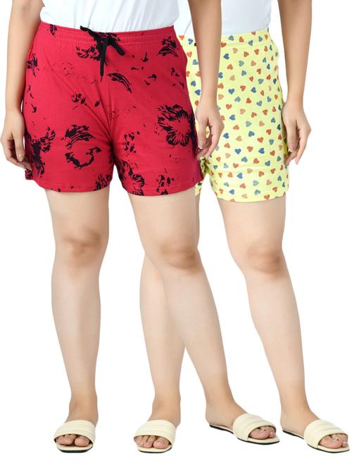 combo of women solid regular short - 18754856 - Very Small Image - 1