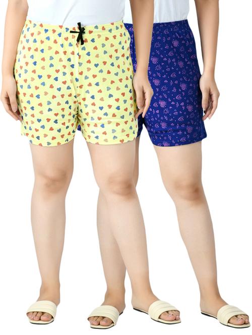combo of women solid regular short - 18754859 - Very Small Image - 1