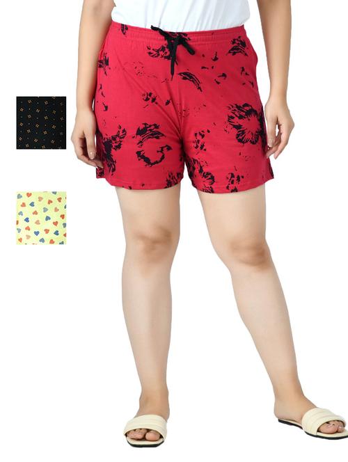 combo of women solid regular short - 18754861 - Very Small Image - 1