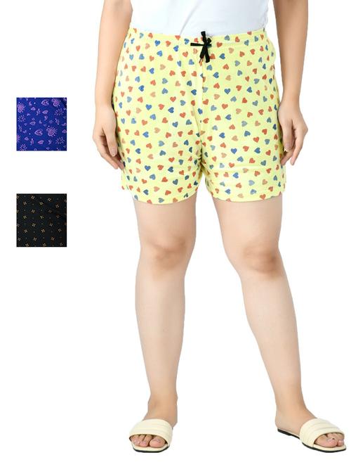 combo of women solid regular short - 18754864 - Very Small Image - 1