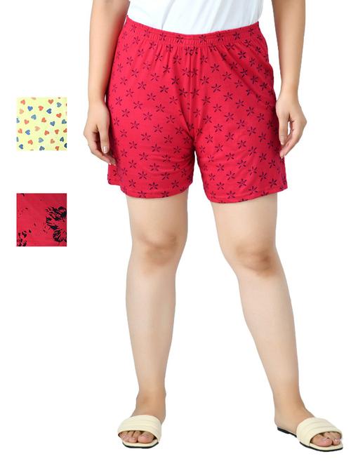 combo of women solid regular short - 18754871 - Very Small Image - 1