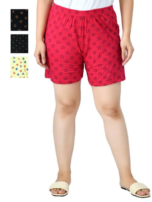 combo of women solid regular short - 18754876 - Very Small Image - 1