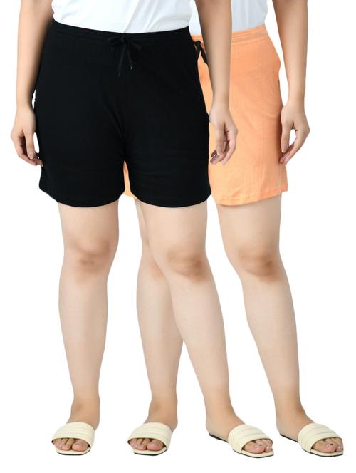 combo of women solid regular short - 18754907 - Very Small Image - 1