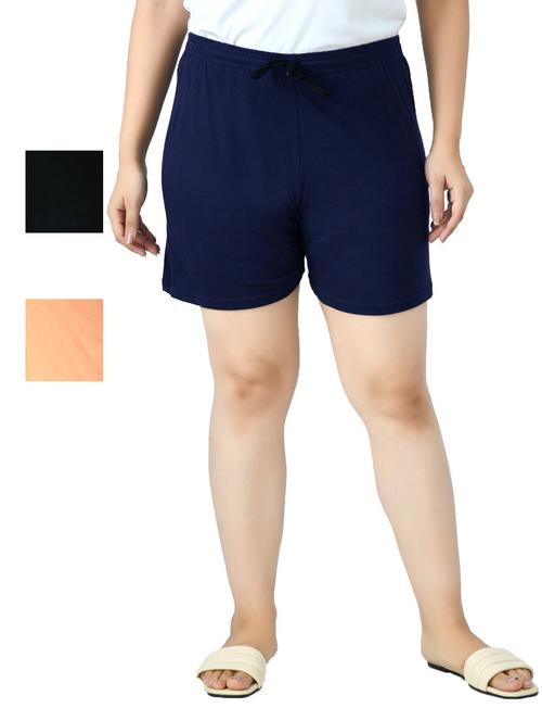combo of women solid regular short - 18754915 - Very Small Image - 1