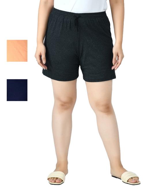 combo of women solid regular short - 18754916 - Very Small Image - 1