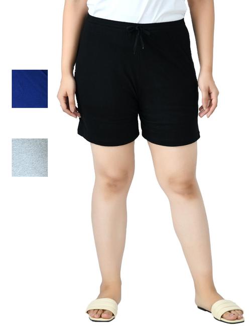 combo of women solid regular short - 18754921 - Very Small Image - 1