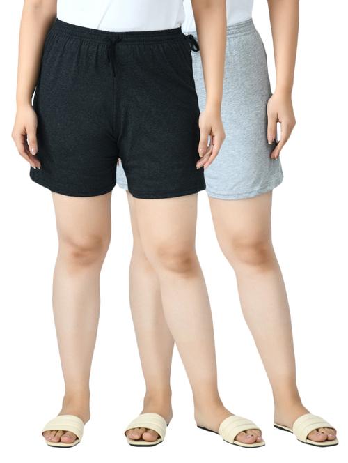 combo of women solid regular short - 18754922 - Very Small Image - 1