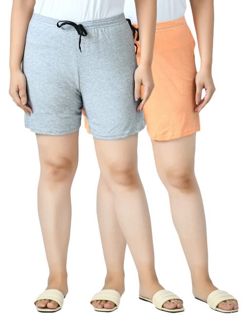combo of women solid regular short - 18754924 - Very Small Image - 1