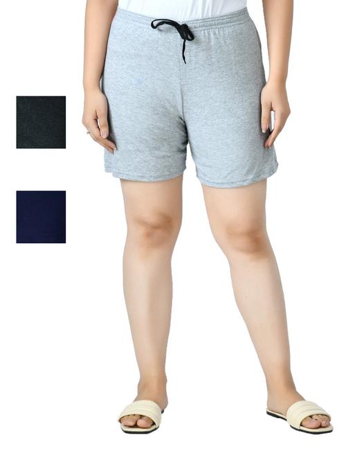 combo of women solid regular short - 18754927 - Very Small Image - 1