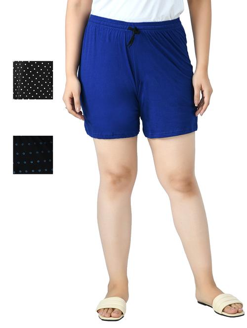 combo of women solid regular short - 18754935 - Very Small Image - 1