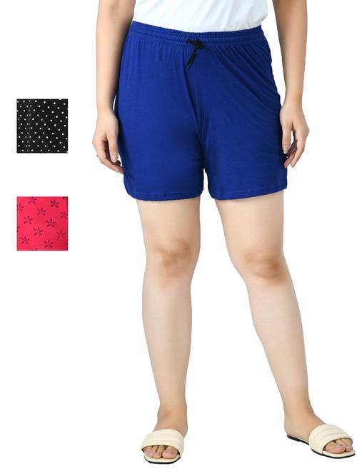 combo of women solid regular short - 18754937 - Very Small Image - 1