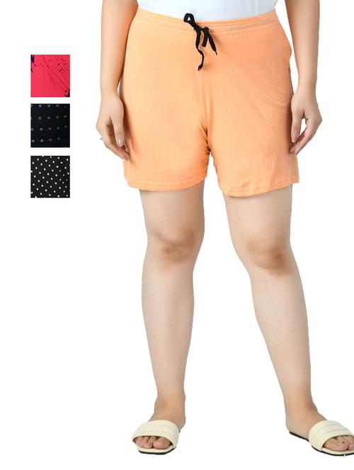 combo of women solid regular short - 18754939 - Very Small Image - 1
