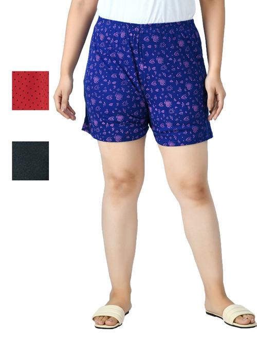 combo of women solid regular short - 18754944 - Very Small Image - 1