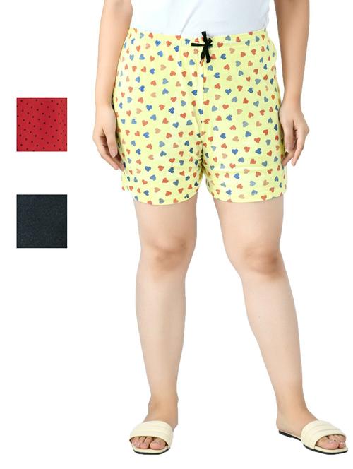 combo of women solid regular short - 18754946 - Very Small Image - 1