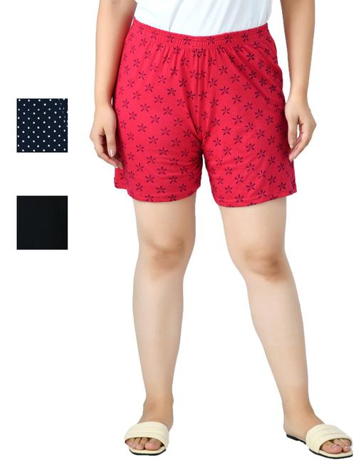 combo of women solid regular short - 18754971 - Very Small Image - 1