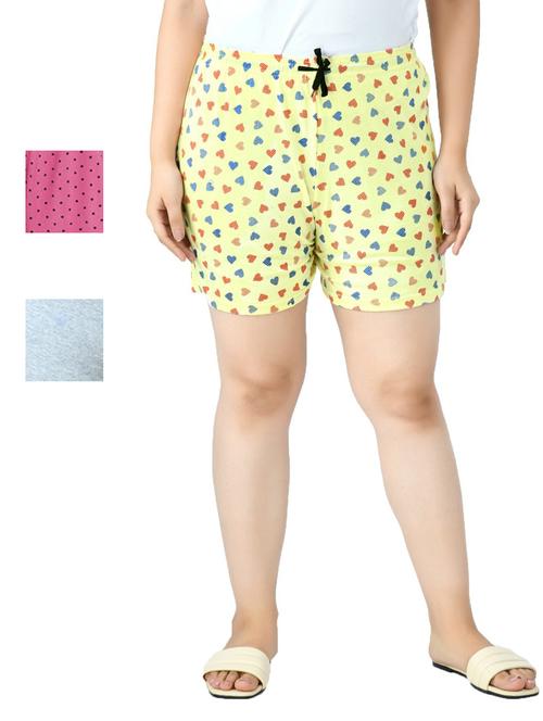 combo of women solid regular short - 18755000 - Very Small Image - 1