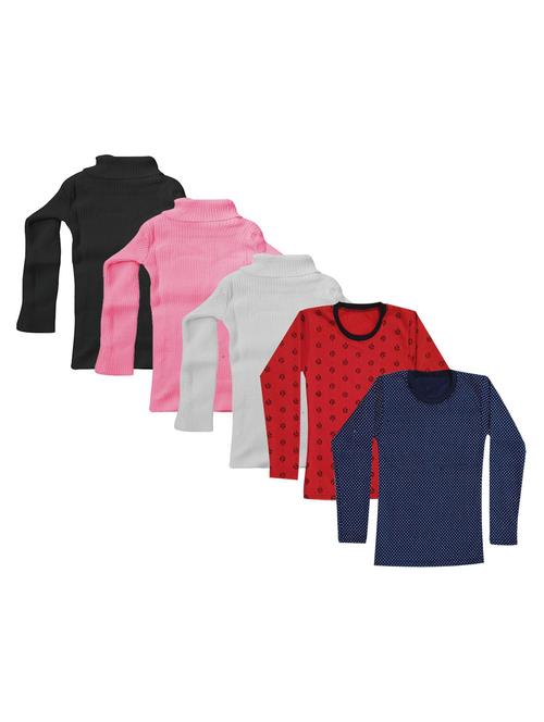 girls printed regular top combo - 18755024 - Very Small Image - 1