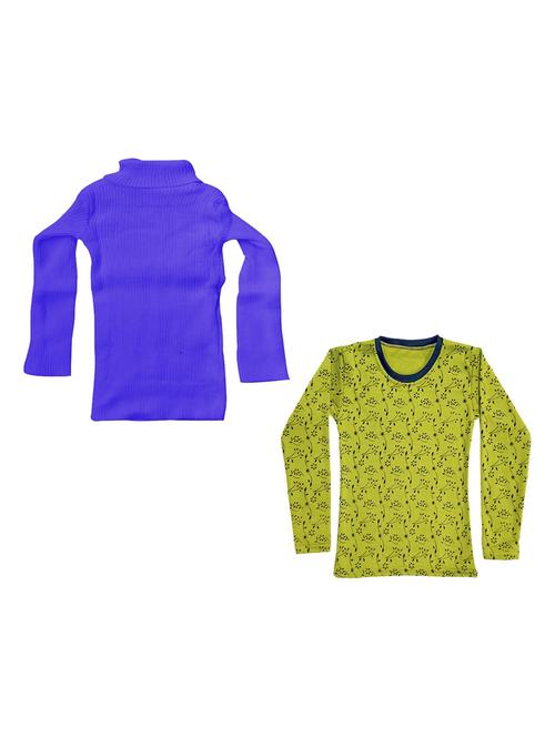 girls pack of 2 multi colored t shirt - 18755055 - Very Small Image - 1