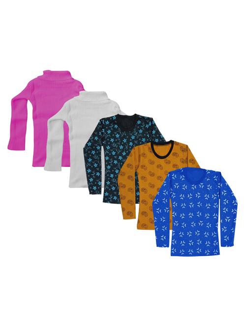girls printed regular top combo - 18755078 - Very Small Image - 1
