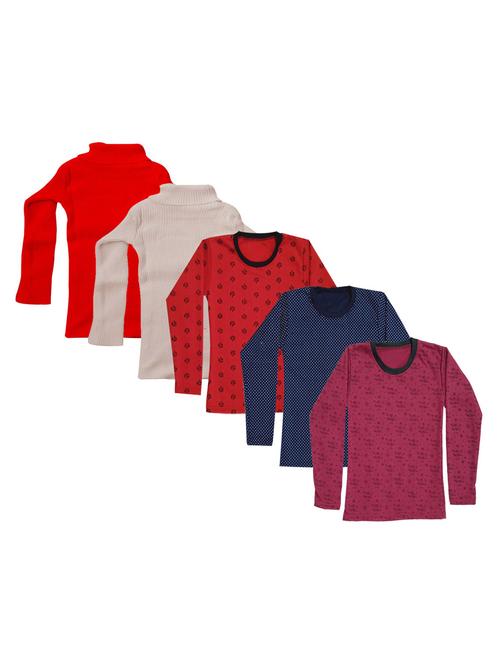 girls printed regular top combo - 18755157 - Very Small Image - 1