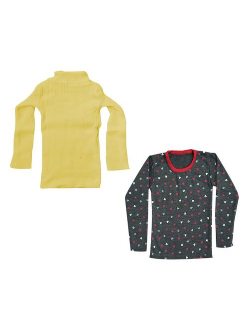 girls pack of 2 multi colored t shirt - 18755187 - Very Small Image - 1