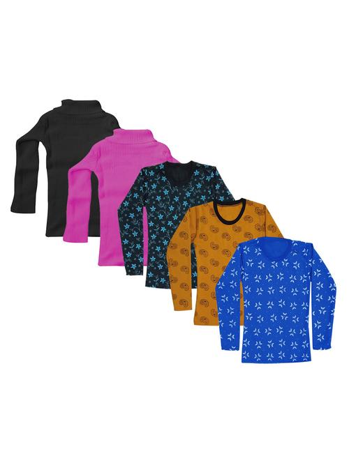 girls printed regular top combo - 18755189 - Very Small Image - 1