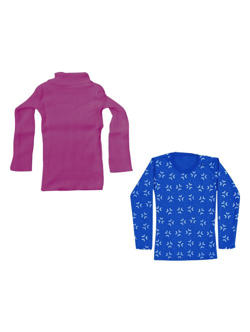 girls pack of 2 multi colored t shirt - 18755193 - Very Small Image - 1