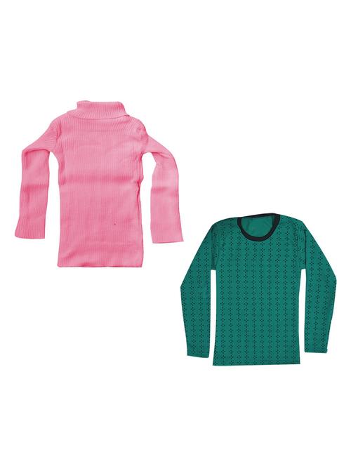 girls pack of 2 multi colored t shirt - 18755207 - Very Small Image - 1