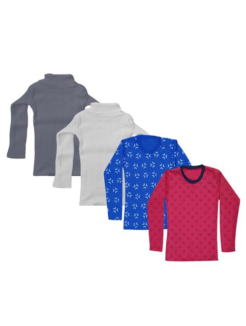 girls printed regular top combo - 18755262 - Very Small Image - 1