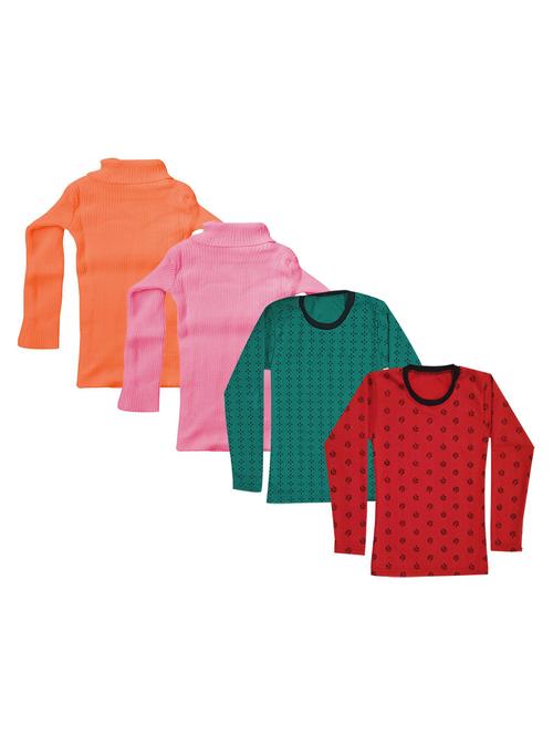 girls printed regular top combo - 18755272 - Very Small Image - 1