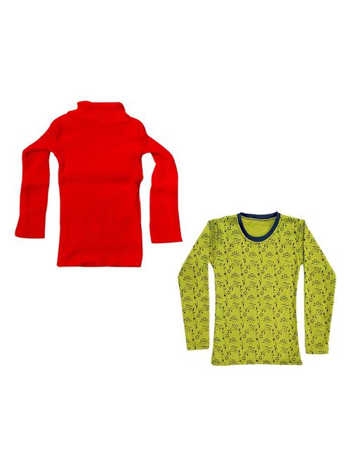 girls pack of 2 multi colored t shirt - 18755278 - Very Small Image - 1