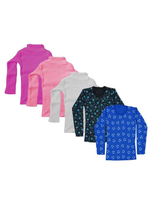 girls printed regular top combo - 18755312 - Very Small Image - 1