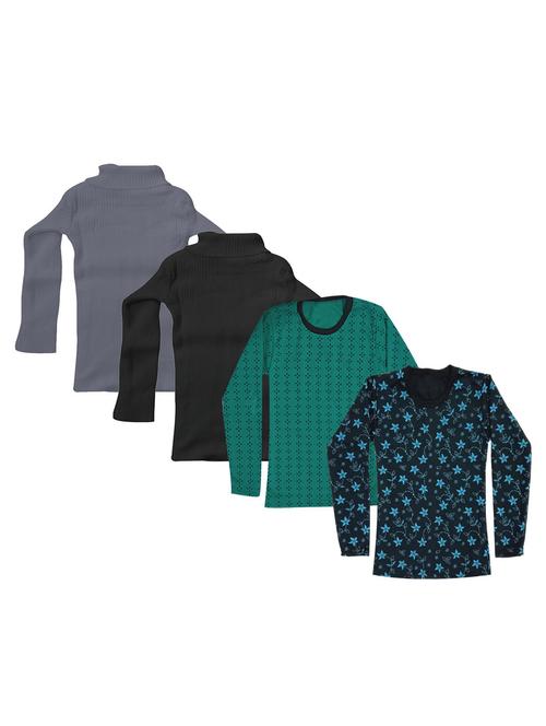 girls printed regular top combo - 18755321 - Very Small Image - 1