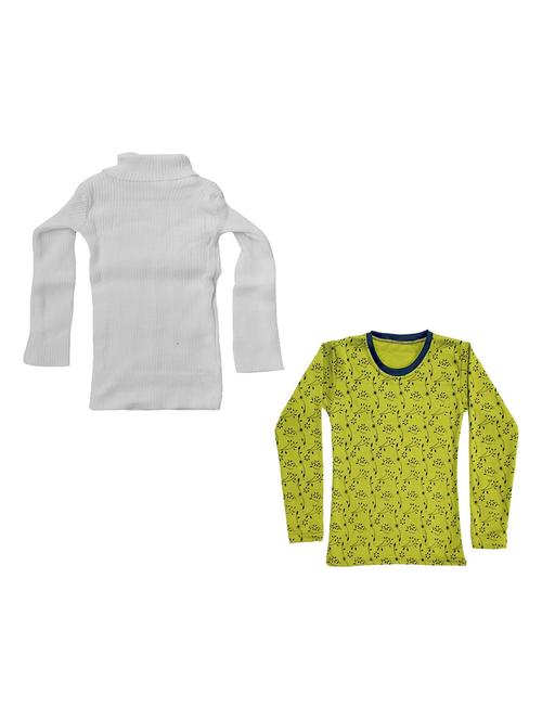 girls pack of 2 multicolored tops - 18755692 - Very Small Image - 1