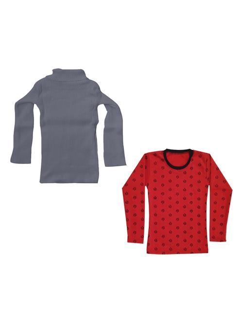 girls pack of 2 multicolored tops - 18755704 - Very Small Image - 1