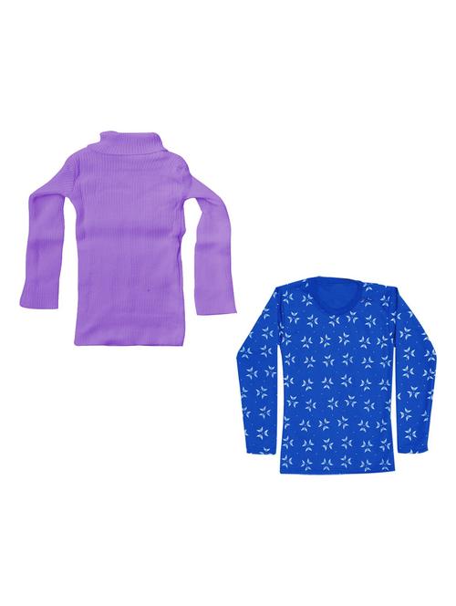 girls pack of 2 multicolored tops - 18755717 - Very Small Image - 1
