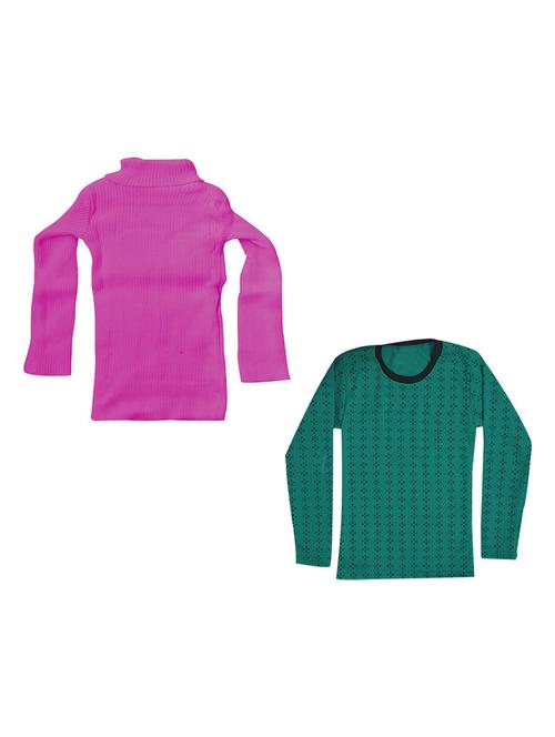 girls pack of 2 multicolored tops - 18755721 - Very Small Image - 1