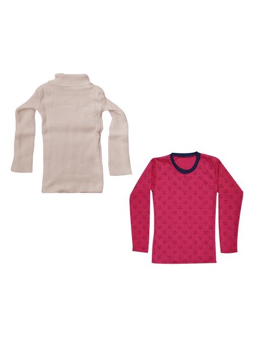 girls pack of 2 multicolored tops - 18755776 - Very Small Image - 1