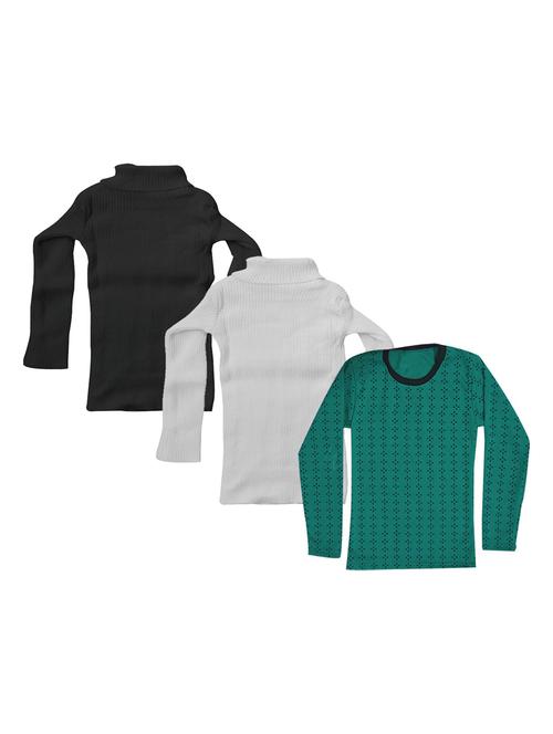 girls pack of 3 multi colored t shirt - 18755778 - Very Small Image - 1