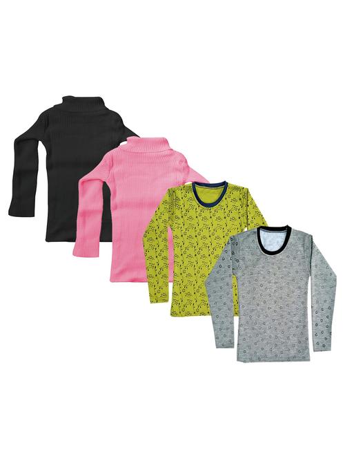girls printed regular top combo - 18755826 - Very Small Image - 1