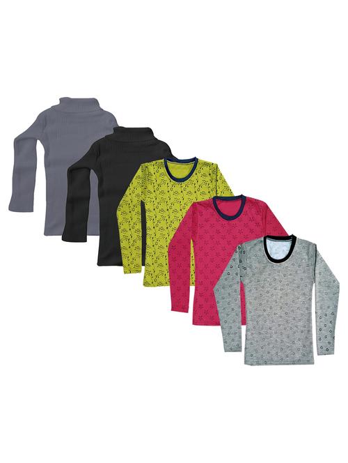 girls printed regular top combo - 18755836 - Very Small Image - 1