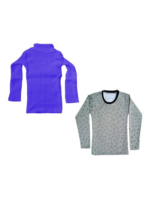 girls printed regular top combo - 18755845 - Very Small Image - 1