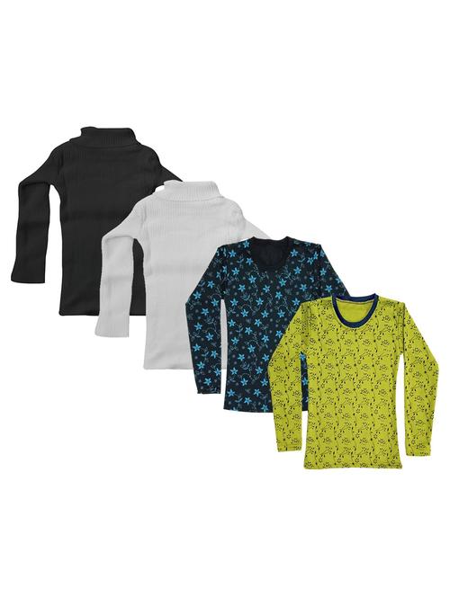 girls printed regular top combo - 18755909 - Very Small Image - 1