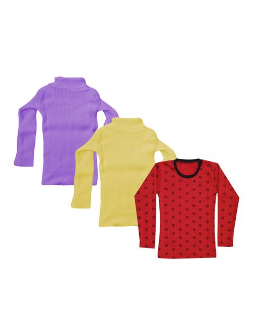 girls printed regular top combo - 18755912 - Very Small Image - 1